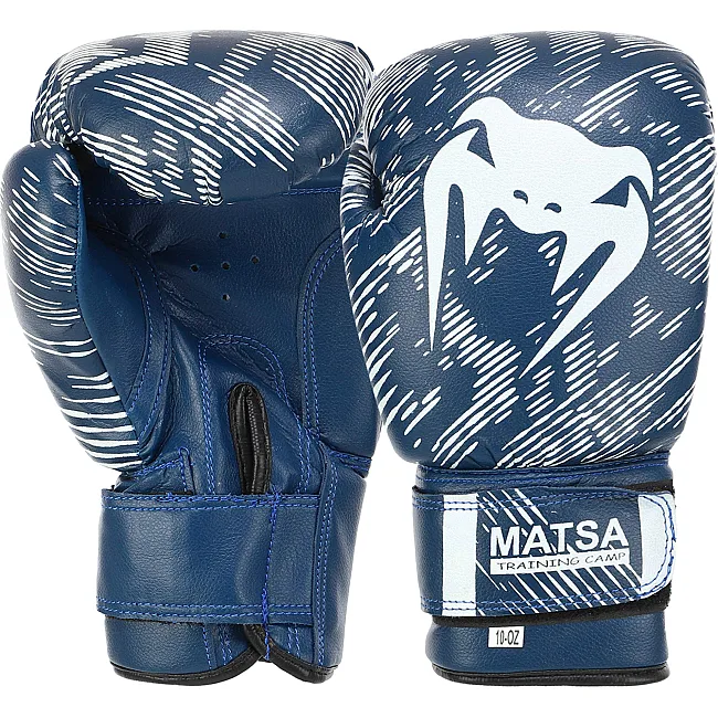 Перчатки для бокса MATSA MA-0033 ЮНИОР (Черный)