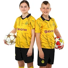 Футбольна форма дитяча із символікою клубу BORUSSIA DORTMUND гостьова 2024 SP-SPORT CO-6358 20-28