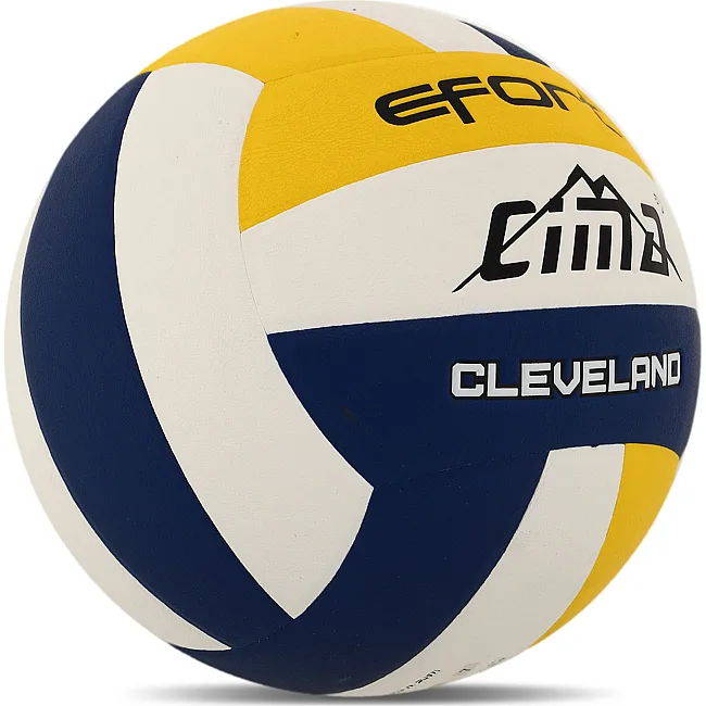 Волейбольний м'яч
 CIMA VB-9032 EFORT CLEVELAND №5 PU (Білий-жовтий-синій)