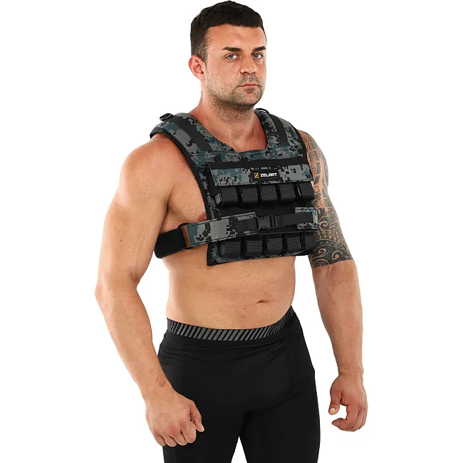 Утяжелительный жилет
 с регулируемым весом ZELART
 WEIGTH VEST TA-7817-20 вес-1-20кг