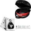 Капа для бокса RDX 3w взрослая (возраст 12+) Red/Black