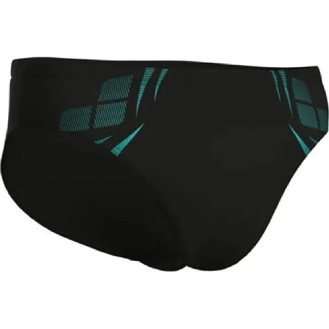 Плавки-слепы для мужчин Arena POSEIDONIA SWIM BRIEFS черный, бирюзовый