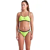 Раздельный купальник для женщин Arena ICONS BIKINI CROSS BACK SOLID салатовый