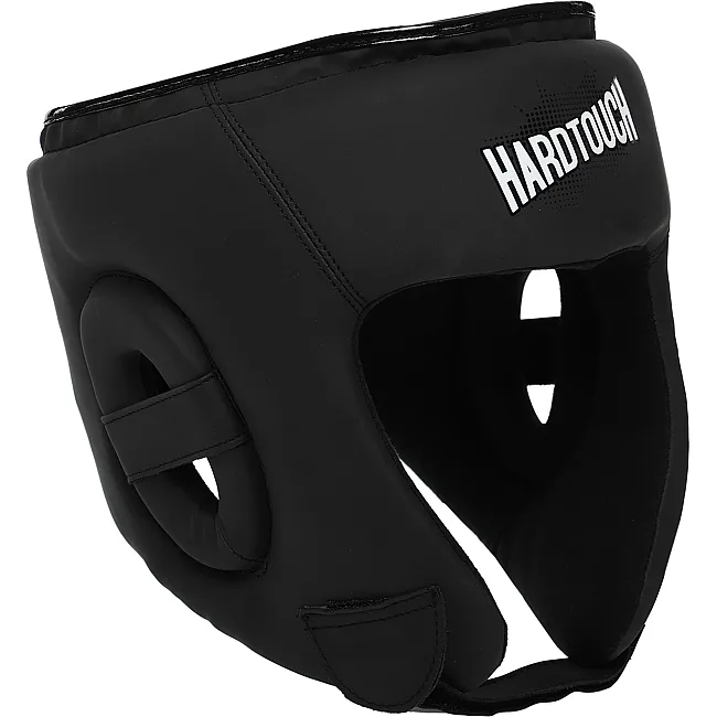 Шлем для бокса открытый PU HARD TOUCH BO-4440 (Черный)