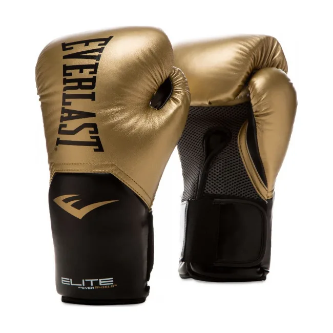 Боксерские перчатки Everlast ELITE TRAINING GLOVES золотой 14 унций