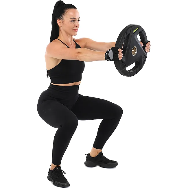 Блин для штанги обрезиненный
 MD Buddy TA-9649-15 51мм 15кг