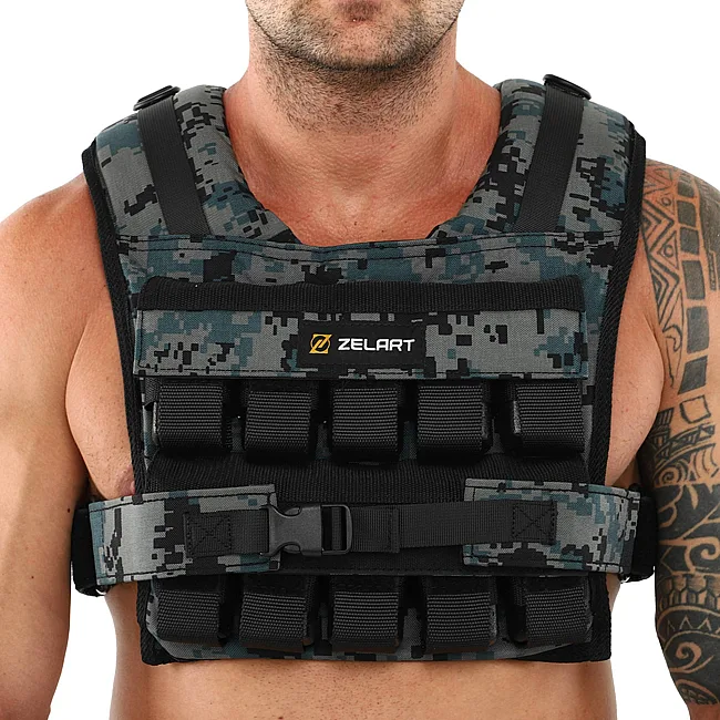 Утяжелительный жилет
 с регулируемым весом ZELART
 WEIGTH VEST TA-7817-20 вес-1-20кг