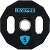 Блины диски полиуретановые 2 Handle металлическая втулка LiveUp LP8023-5 ø51мм 5кг