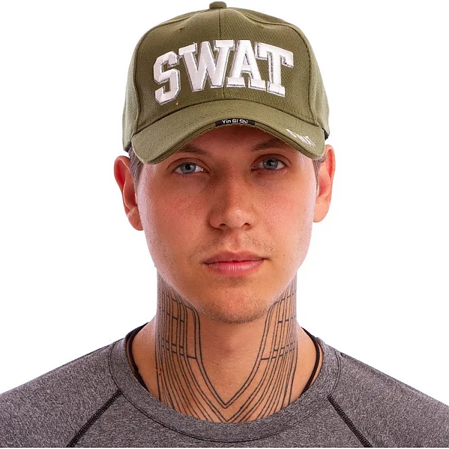 Кепка бейсболка тактическая SP-SPORT
 SWAT Tactical TY-6844 (Черный)