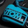 Боксерские перчатки Phantom APEX Neon Blue (капа в подарок)