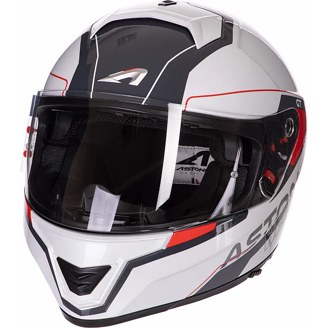 Шлем для мотоцикла интеграл ASTONE MS-3596 (Белый)