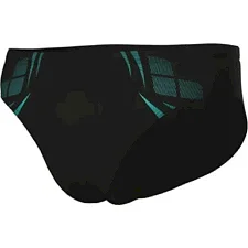 Плавки-слепы для мужчин Arena POSEIDONIA SWIM BRIEFS черный, бирюзовый