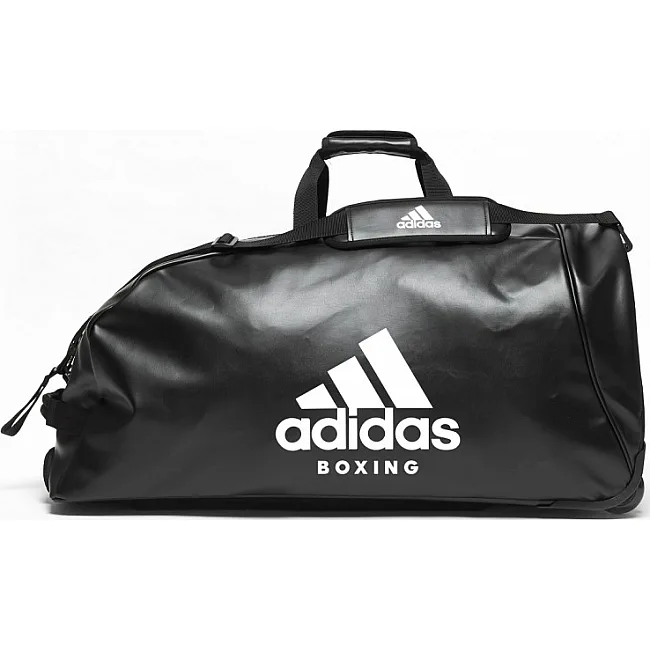 Сумка на колесах з білим логотипом Boxing (чорний) ADIDAS ADIACC056B