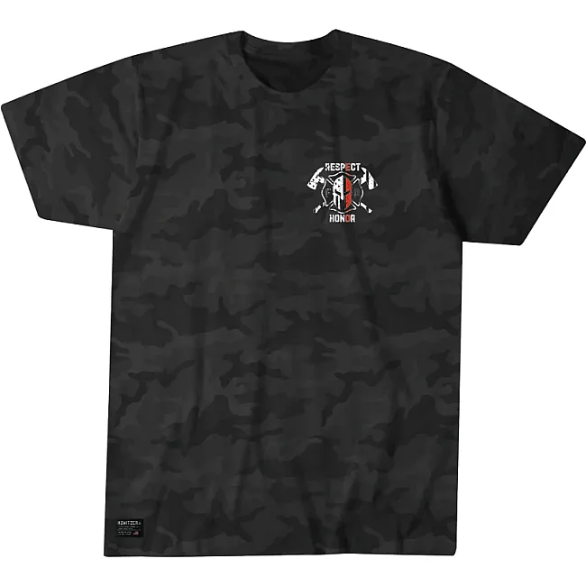 Футболка мужская HOWITZER Respect Fire Black Camo