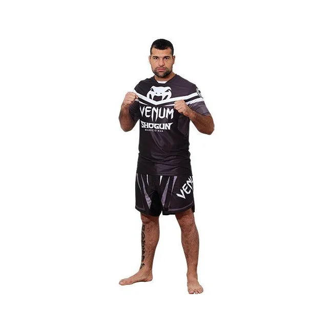 Футболка Venum Shogun UFC Edition Dry Tech T-shirt Black - Ice