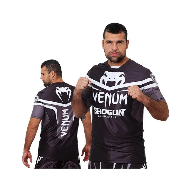 Футболка Venum Shogun UFC Edition Dry Tech T-shirt Black - Ice