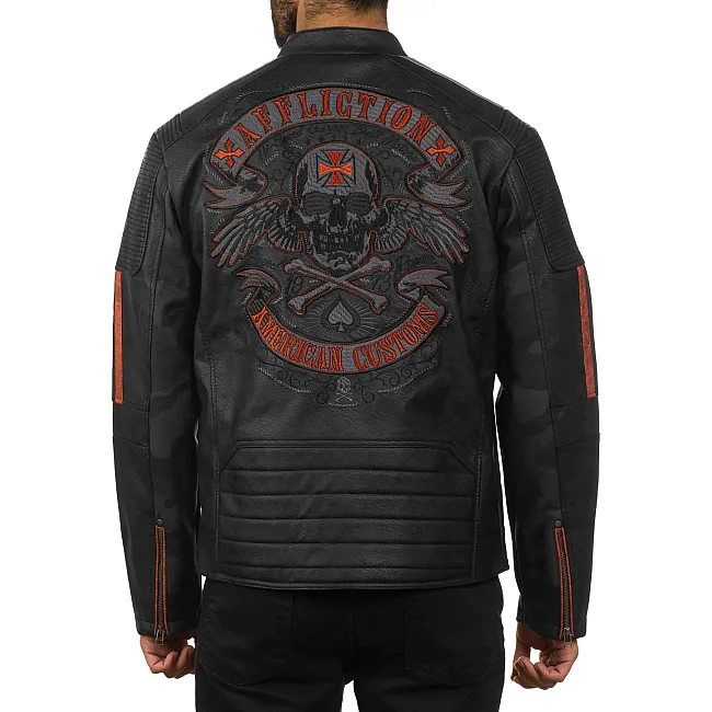 Куртка AFFLICTION Black Bird Black Orange