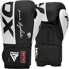 Перчатки для бокса RDX F4 Hook & Loop White Black
