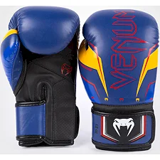 Перчатки для бокса VENUM Elite Evo - Blue Yellow