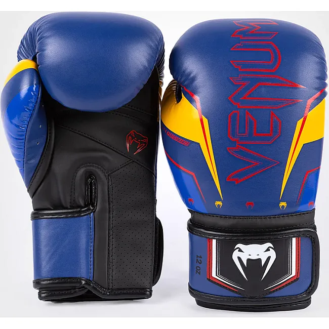 Перчатки для бокса VENUM Elite Evo - Blue Yellow