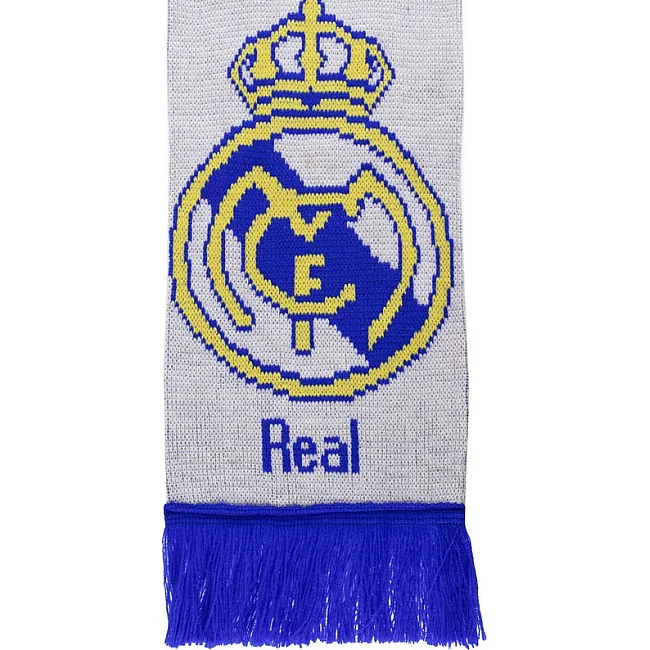 Шарф для вболівальника Real Madrid F.C. зимовий SP-SPORT FB-6028