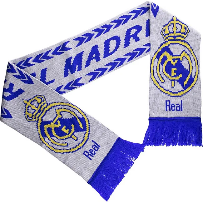 Шарф для вболівальника Real Madrid F.C. зимовий SP-SPORT FB-6028