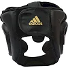 Шлем для бокса Speed Super Pro Training Extra Protect (черный-золотой) ADIDAS ADISBHG041