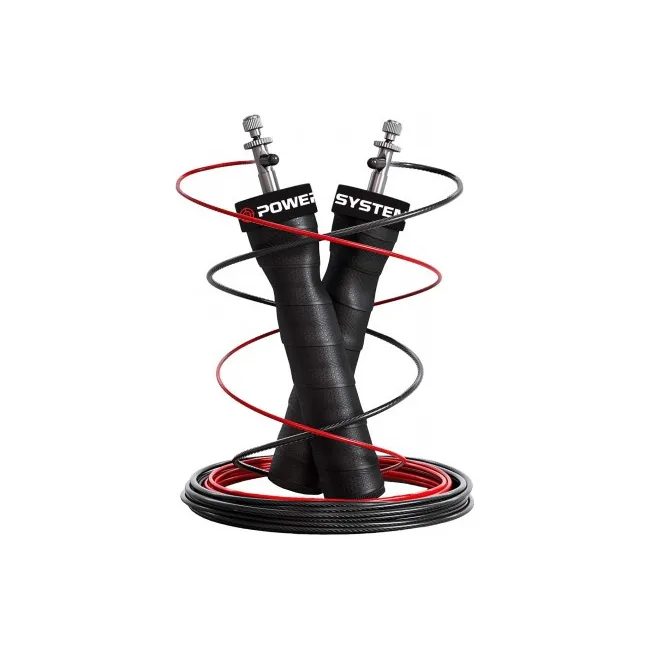 Скоростная скакалка POWER SYSTEM PS-4079 Hi-Speed Black (3м)