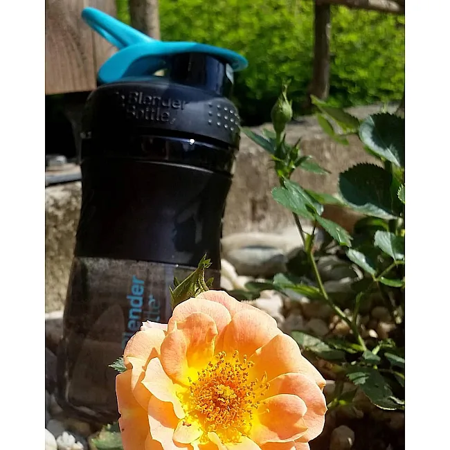 Спортивный шейкер-бутылка BLENDERBOTTLE SportMixer Flip 20oz/590мл Black/Teal