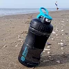 Спортивный шейкер-бутылка BLENDERBOTTLE SportMixer Flip 20oz/590мл Black/Teal