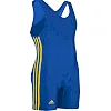 Трико для боротьби Adidas 3 Stripe (синій, aS-102s-Royal\Gold)