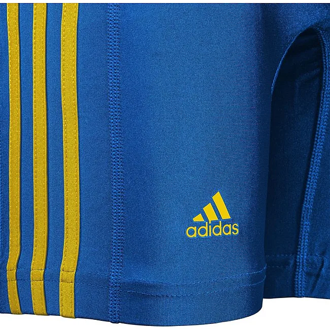 Трико для боротьби Adidas 3 Stripe (синій, aS-102s-Royal\Gold)