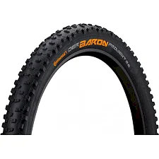 Велопокрышка бескамерная CONTINENTAL Der Baron Projekt 27.5"x2.6, черная, складная, ProTection Apex, Skin