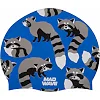 Шапочка для бассейна силиконовая для взрослых MADWAVE Raсcoons M057422 (Синий)