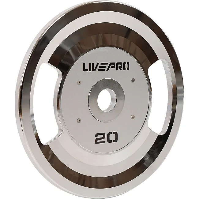 Блины диски стальные 2 Handle металлическая втулка LiveUp LP8338-20 ø51мм 20кг