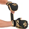 Рукавички Краби спарингові для MMA HARD TOUCH BO-00134 (Чорний-золотий)