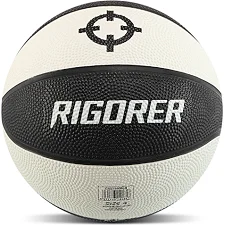 Баскетбольный мяч резиновый детский RIGORER Z322130086 (Белый-черный)