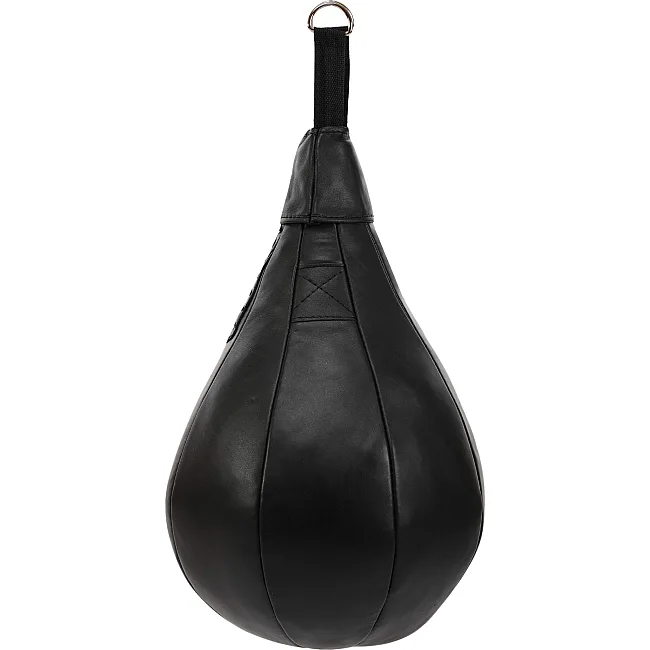Боксерська груша краплеподібна набивна SPORTKO GK-3 60x35см (Чорний)