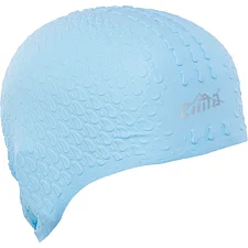 Шапочка для бассейна силиконовая на длинные волосы SP-SPORT BUBBLE PL-2988 (Голубой)