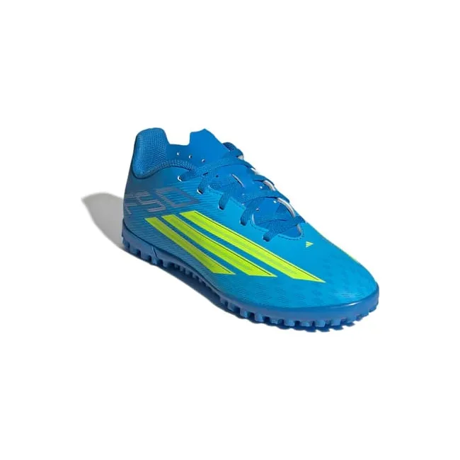 Сороконіжки дитячі ADIDAS F50 CLUB TF J блакитний, жовтий (для дітей)