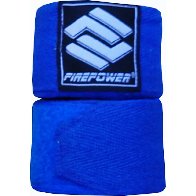 Бинты боксерские FirePower FPHW6 Cotton 4,5м Синие