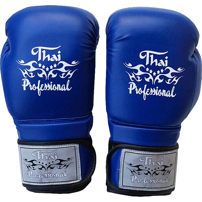 Боксерские перчатки Thai Professional BG3 NEW Синие