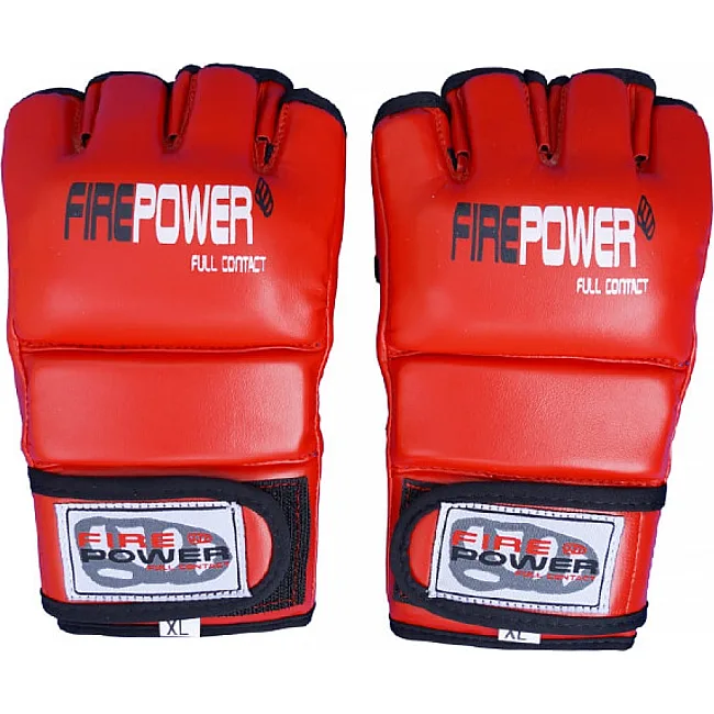 Перчатки MMA FirePower FPMGA1 Красные