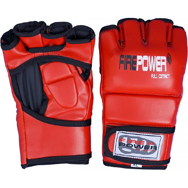 Перчатки MMA FirePower FPMGA1 Красные