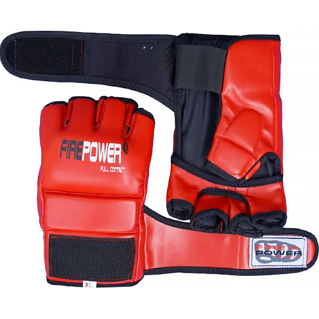 Перчатки MMA FirePower FPMGA1 Красные