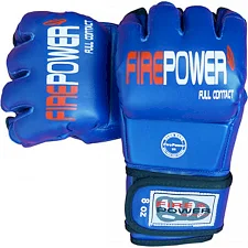 Перчатки MMA FirePower FPMGA2 Синие