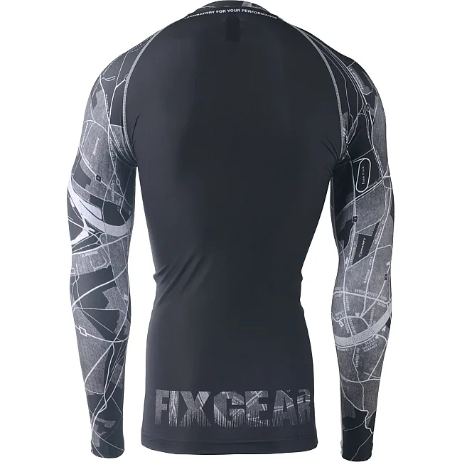Рашгард с длинным рукавом FIXGEAR CFL-G15 Принт