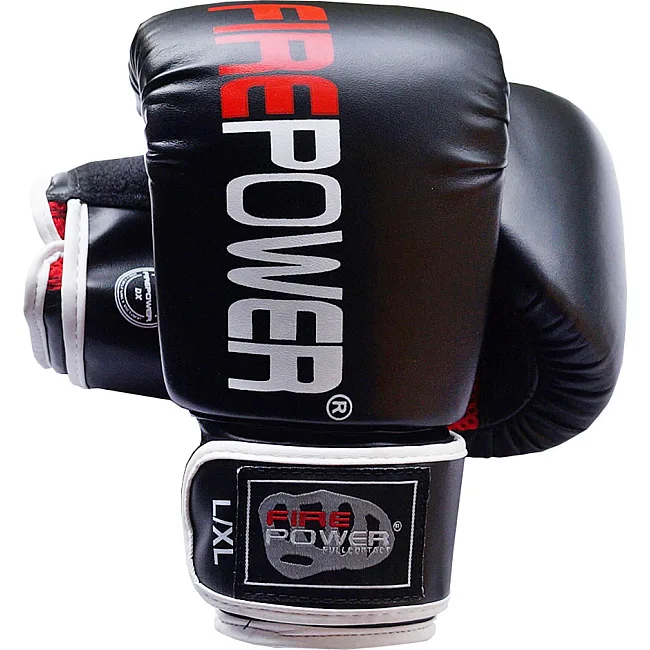 Снарядные перчатки FirePower FPTGA2 Черные с красным