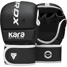 Перчатки для рукопашного боя ММА RDX F6 KARA Matte White Plus