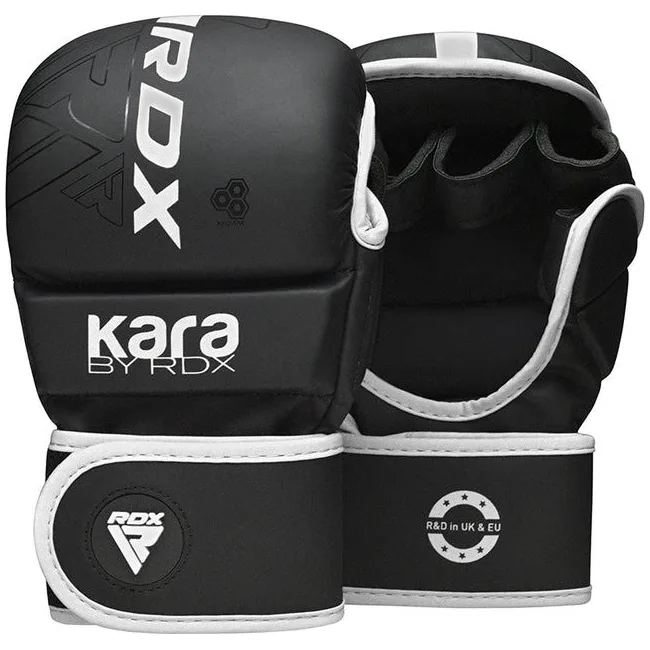 Перчатки для рукопашного боя ММА RDX F6 KARA Matte White Plus